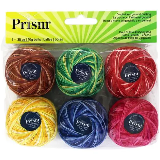 DMC&reg; Prism&reg; Size 8 Variegated Pearl Cotton Balls, 35oz. {1}