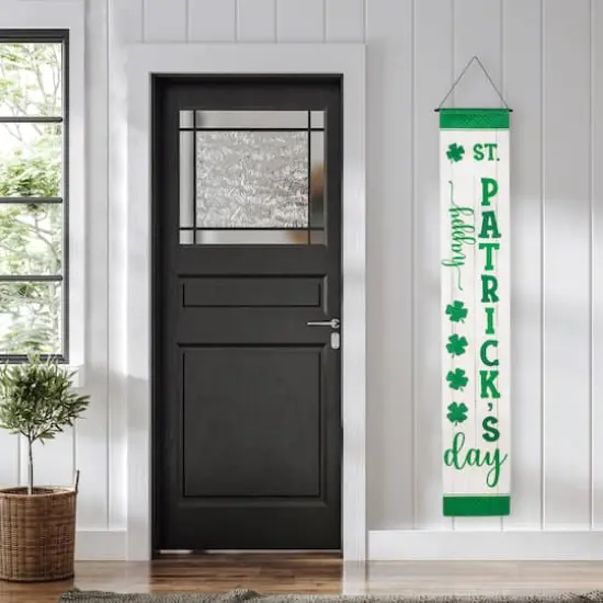 71" Welcome St. Patrick's Day Porch Door Hanging Banner Set {3}