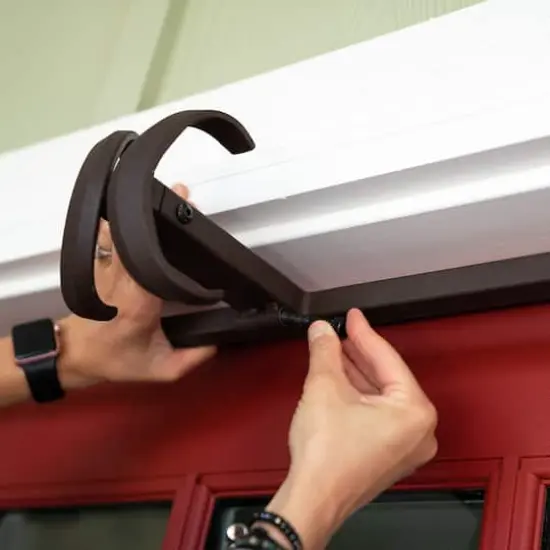 Village Lighting Brown Double Door Garland Hanger {4}