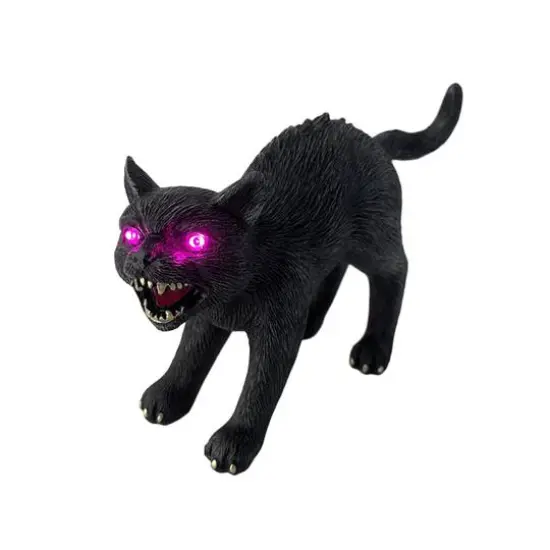 9.5" Black Cat LED Tabletop D&eacute;cor by Ashland&reg; {3}