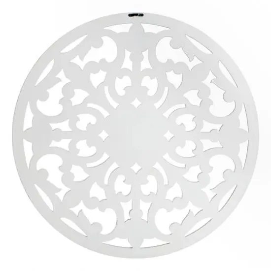 Habitat Bastia White Round Medallion {8}