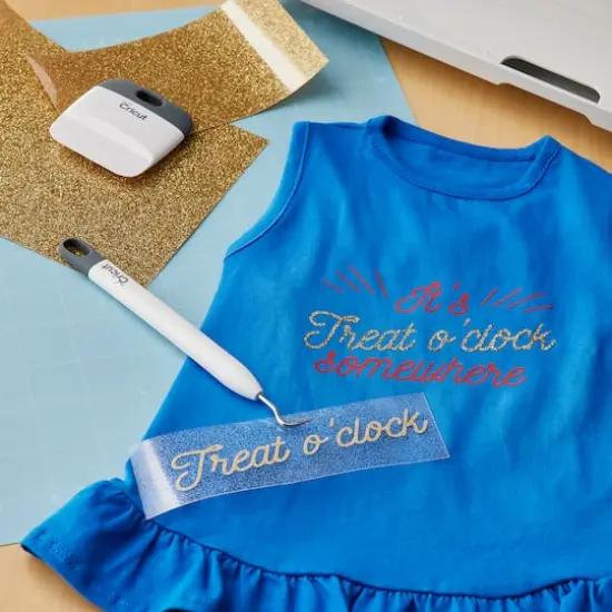 Cricut Joy&trade; Smart Iron-On&trade; Glitter Gold {3}