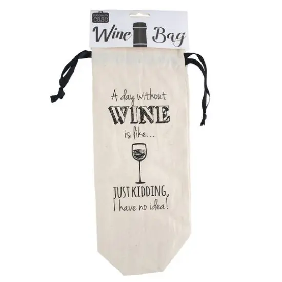 Personality Case&trade; Day Without Canvas Wine Bag {4}