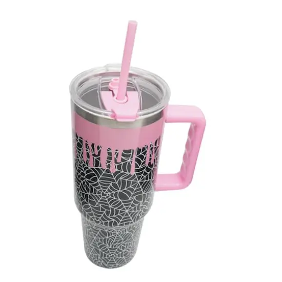 40oz. Spider Web Stainless Steel Insulated Tumbler by Ashland® {5}