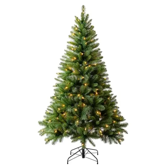 6ft. Pre-Lit Windham Spruce Artificial Christmas Tree, Warm White LED Lights by Ashland&reg; {6}