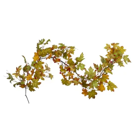 5ft. Leaves & Berries Thanksgiving Garland {1}