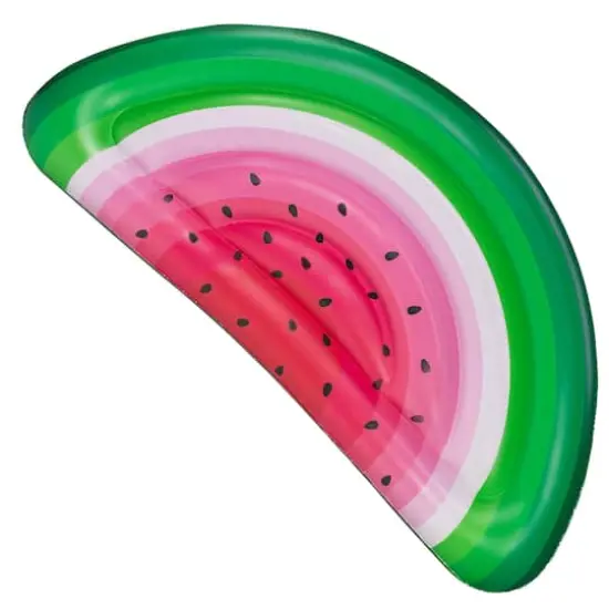 PoolCandy 6ft. Half Island Watermelon Raft {1}