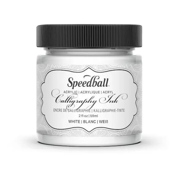 Speedball&reg; 2oz. Acrylic Calligraphy Ink White {1}