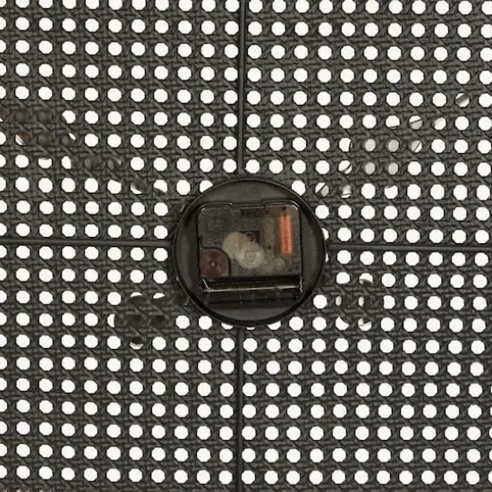 CosmoLiving by Cosmopolitan 32" Black Metal Industrial Wall Clock {7}