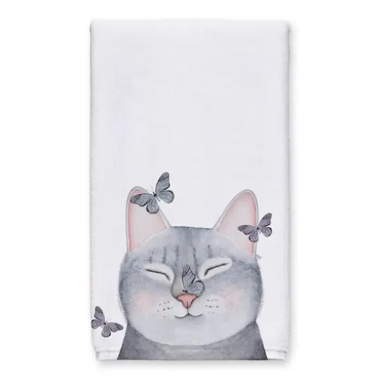Cat with Butterflies 16" x 25" Towel Set {3}