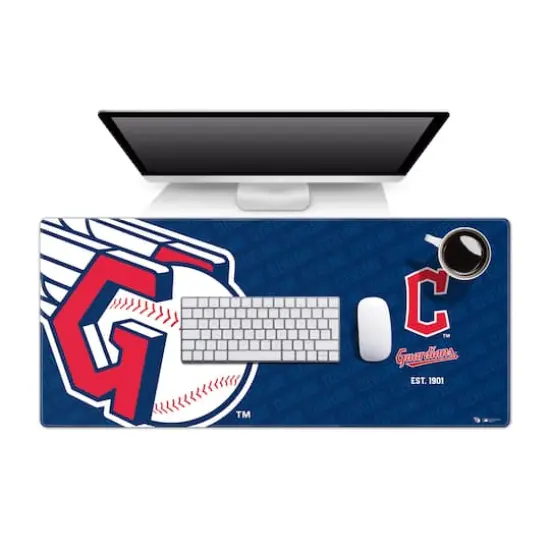 MLB Logo Series Desk Pad Cleveland Guardians {1}