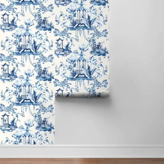 Harrison Howard East of the Moon Delft Peel & Stick Wallpaper {9}