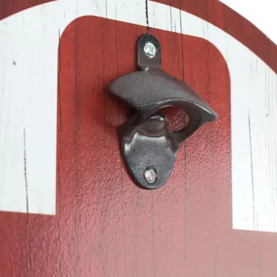 American Art D&eacute;cor&trade; Booze Patrol Bottle Opener & Cap Catcher Wall D&eacute;cor {4}