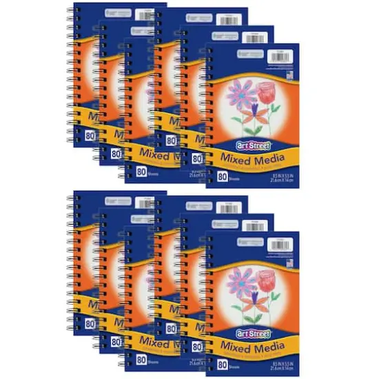 Pacon® Art Street® 8.5" x 5.5" Mixed Media Journal, 12ct. {1}