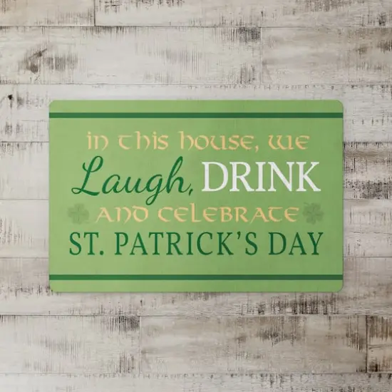 Laugh Drink and Celebrate 27" x 18" Floor Mat {3}