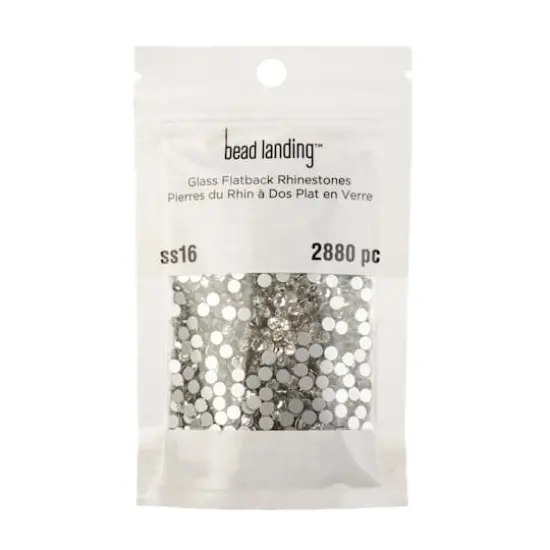 SS16 Glass Flatback Rhinestones by Bead Landing&trade; Crystal {5}