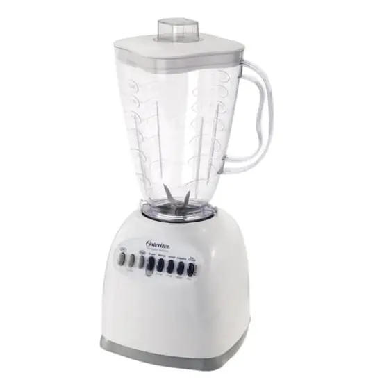 Oster White 10-Speed Blender {3}