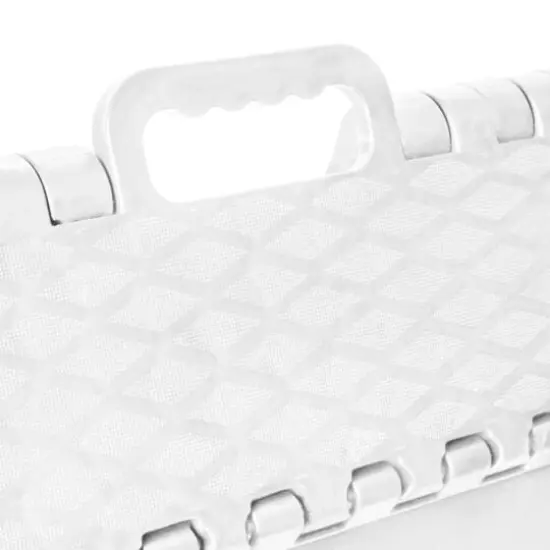 Simplify 12" Folding Step Stool White {7}