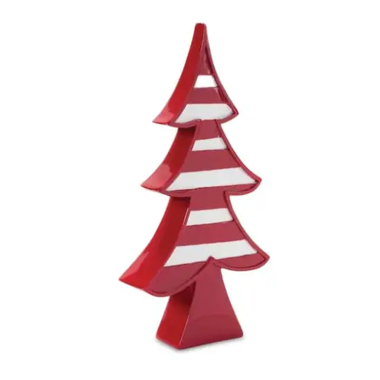 Red Whimsical Tabletop Tree Set {6}