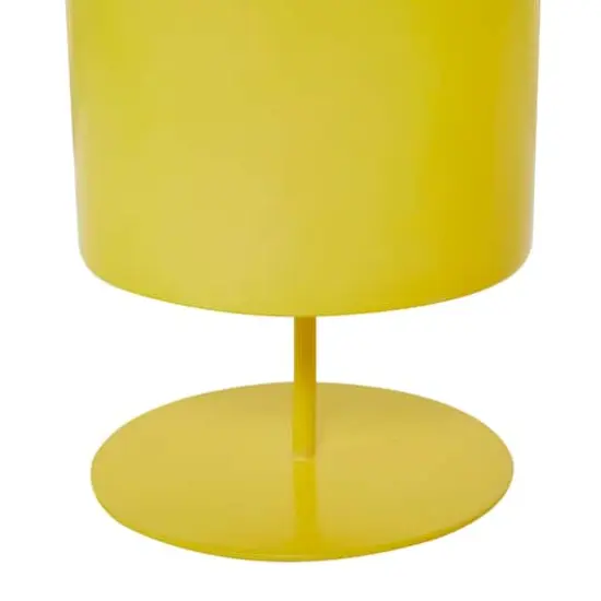 Metal Modern Planters Set Yellow {7}