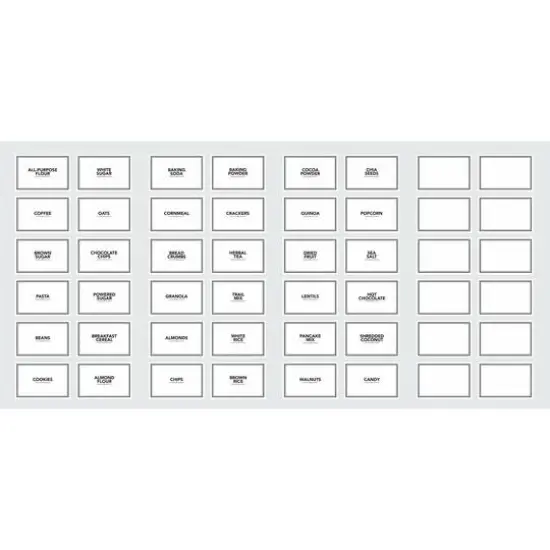 RoomMates Pantry Labels Peel & Stick Decals {1}