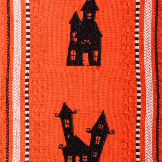 DII&reg; Haunted Houses Embroidered Dishtowel Set {6}