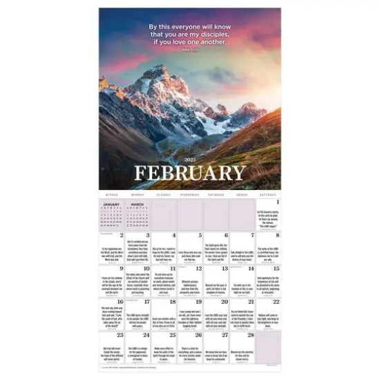 TF Publishing 2025 Daily Verse Wall Calendar {6}