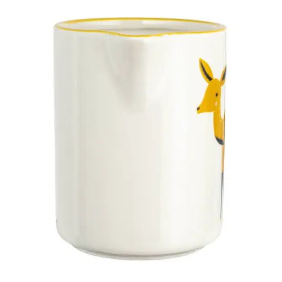 Hello Honey&reg; Multicolor Painted Deer Stoneware Creamer {5}