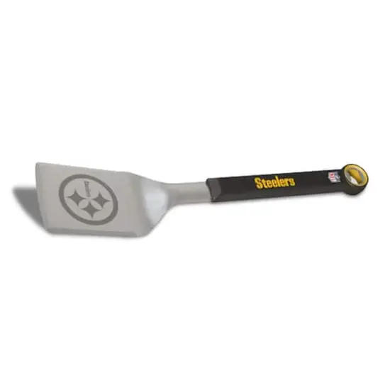 NFL Stainless Steel BBQ Spatula with Bottle Opener Pittsburgh Steelers {4}