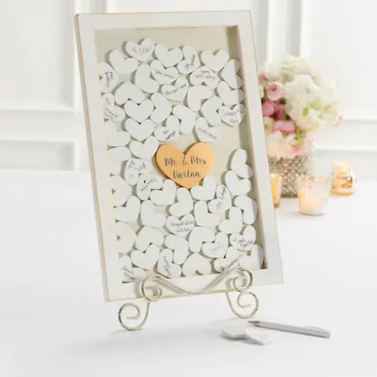 Whitewashed Drop Box Guest Book by Celebrate It&trade; {3}