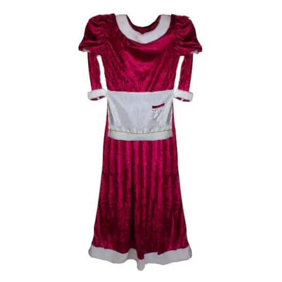White & Purple Mrs. Claus Youth Costume Set {1}