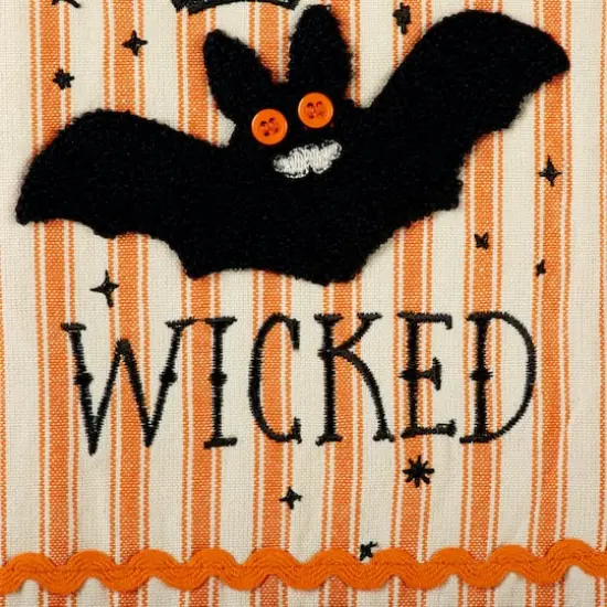 DII&reg; Embellished Halloween Happy Haunting Wicked Treats Dishtowels Set {9}