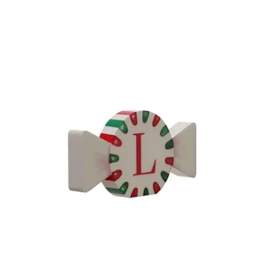 8" Candy Monogram Tabletop D&eacute;cor by Ashland&reg; L {3}