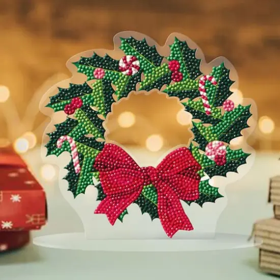 8" Topper Wreath Diamond Art Kit by Make Market&reg; {4}