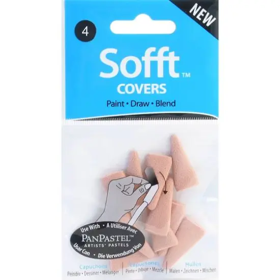 PanPastel&trade; Sofft&reg; Tools, No. 4 Point Covers, 10ct. {1}