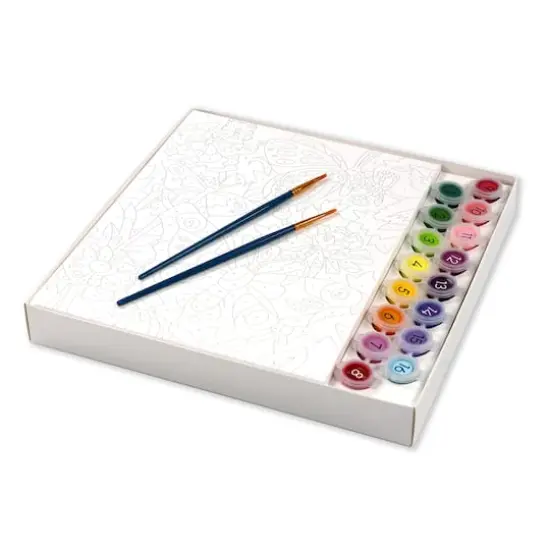 Paint by Numbers Butterflies and Blooms Craft Kit {5}