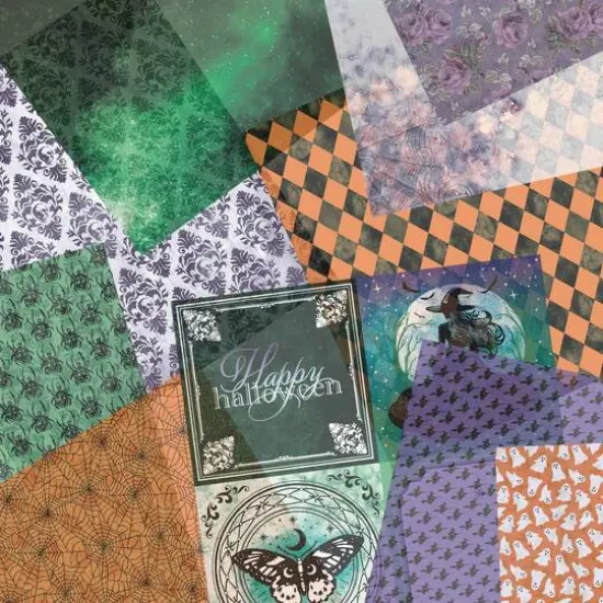 12" x 12" Halloween Colored Vellum Paper Pad by Recollections&trade;, 20 Sheets {4}