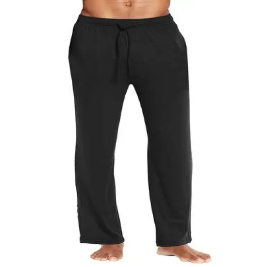 Galaxy by Harvic Men's Classic Lounge Pants Black {1}