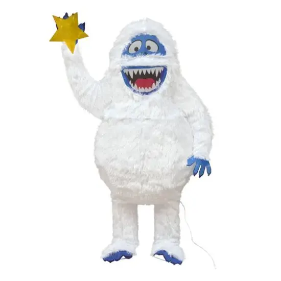 ProductWorks Rudolph 4.5ft. 3D Pre-Lit Bumble with Star Yard Art {5}