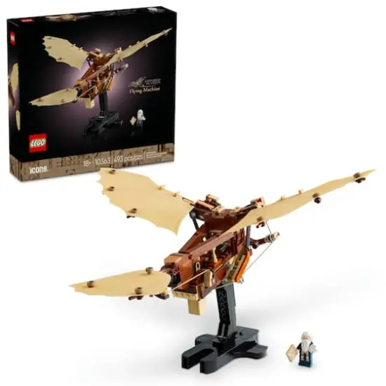 LEGO&reg; Icons Leonardo da Vinci&rsquo;s Flying Machine Desk Decor Set for Adults 10363 {1}