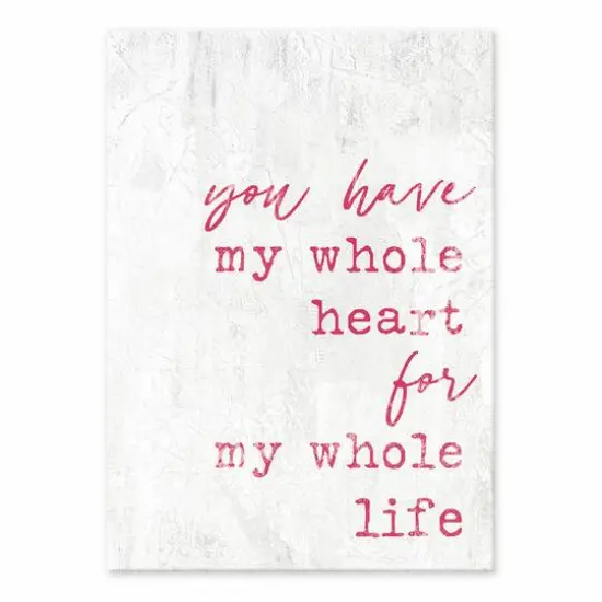 You Have My Heart Tabletop Canvas {1}