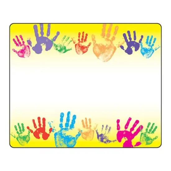 Trend Enterprises&reg; Rainbow Handprints Terrific Labels&trade;, 6 Packs of 36 {3}