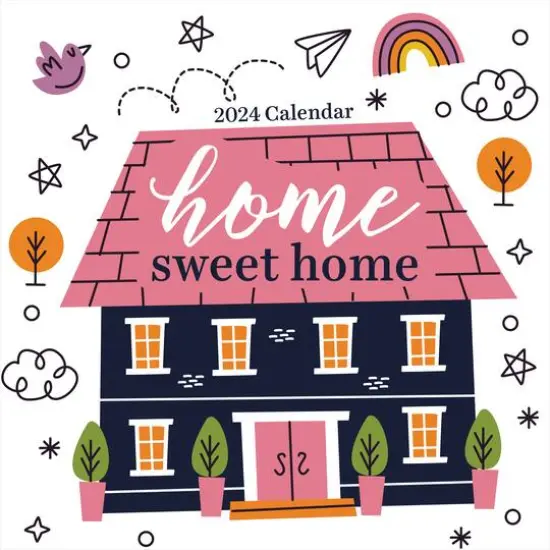TF Publishing 2024 Home Sweet Home Farm House Wall Calendar {1}