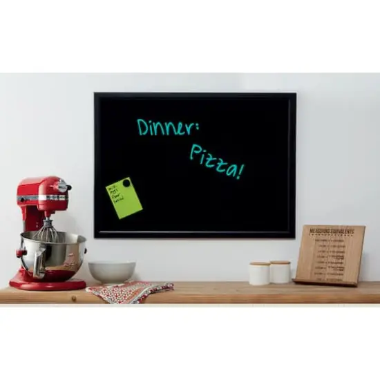 23" x 32" Black Framed Magnetic Wet Erase Board by B2C&reg; {4}