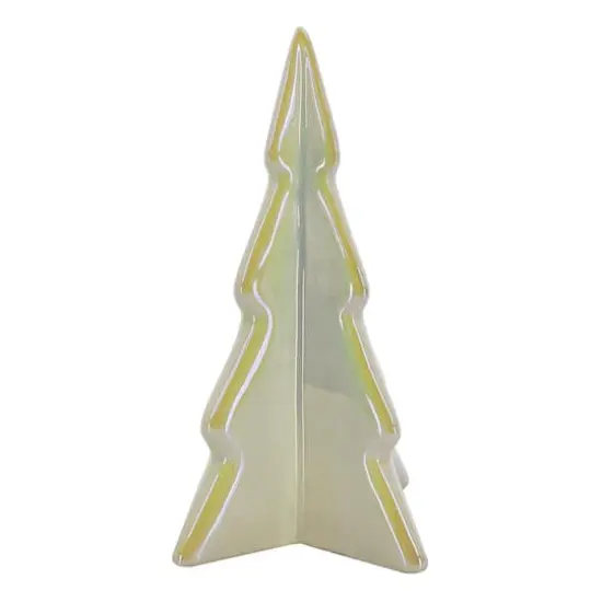7.25" Iridescent Ceramic Tree Tabletop D&eacute;cor by Ashland&reg; White {1}