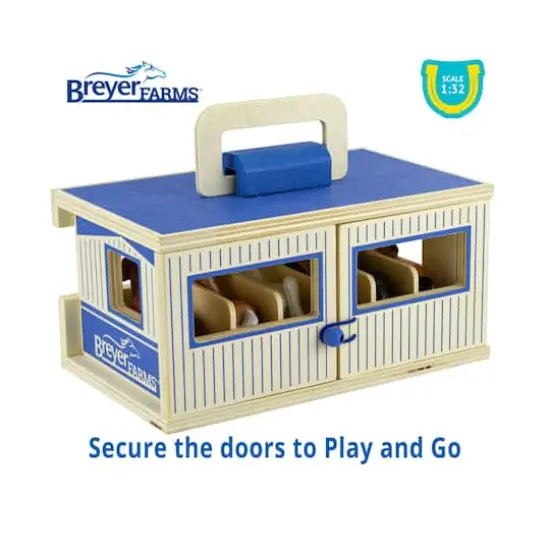 Reeves Breyer Horses Breyer Farms Wooden Stable Play Set {5}