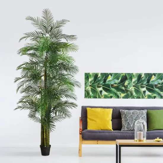 11ft. UV Resistant Artificial Areca Palm Tree (Indoor/Outdoor) {9}