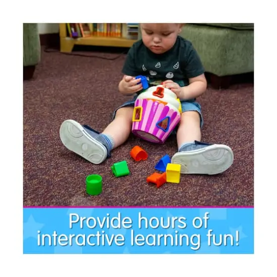 Early Learning - Cupcake Shape Sorter {8}