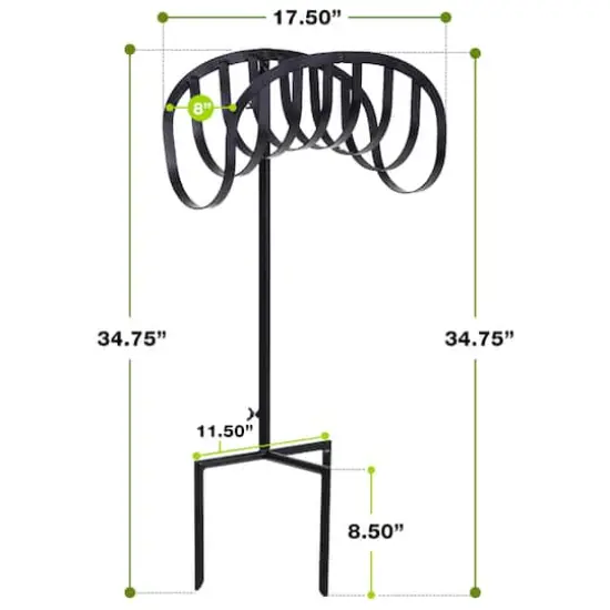 Sorbus Garden Hose Holder with 3-Prong Stake {6}