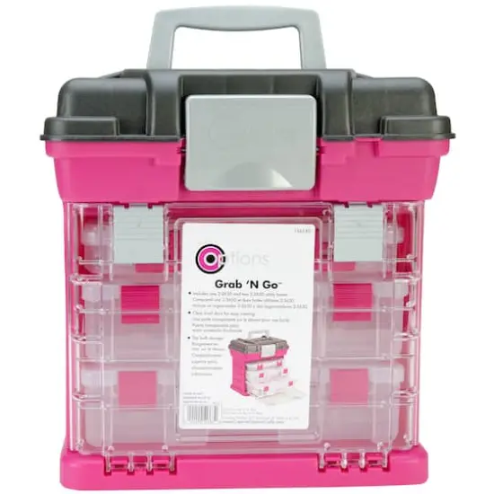 Creative Options&reg; Grab 'N Go Magenta 3-By Rack System {5}